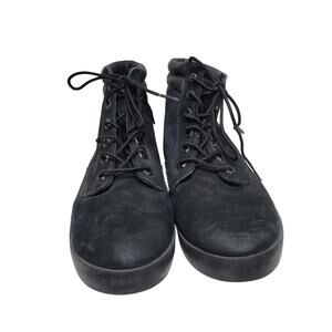 Womens Timberland Dausette Black Boots Sneakers A1KLO Black Suede Leather Sz 9